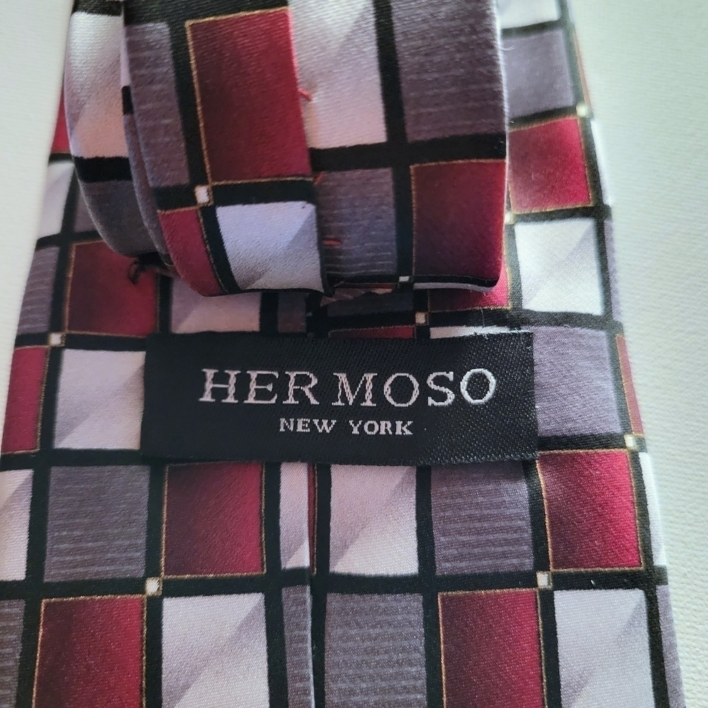 HERMOSO New York Silk Tie Black